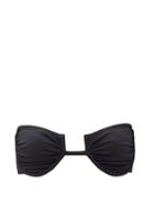 Matchesfashion.com Fisch - Coquillage Underwired Halterneck Bikini Top - Womens - Black