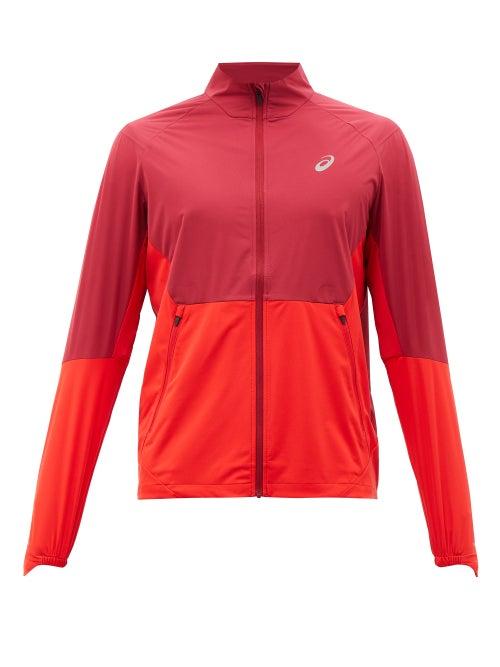Asics - Ventilate Two-tone Windbreaker Jacket - Mens - Red