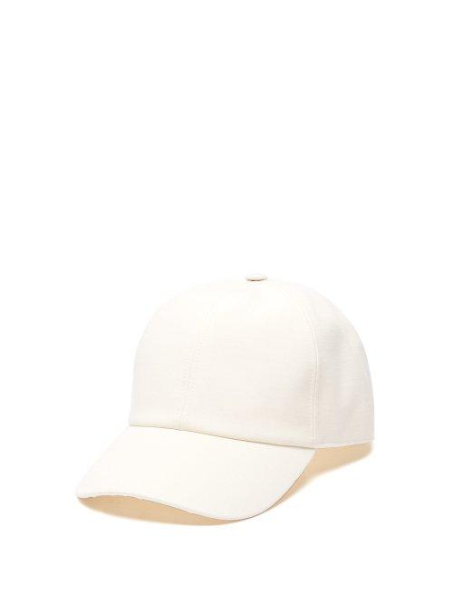 Matchesfashion.com Rick Owens Drkshdw - Slogan Cotton Ripstop Cap - Mens - Beige