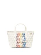 Ladies Bags Anya Hindmarch - I Am A Plastic Bag Mini Recycled-canvas Bag - Womens - White Multi