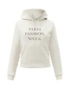 Matchesfashion.com Balenciaga - Paris Fashion Week Cotton Hooded Sweatshirt - Womens - Beige