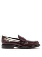 Matchesfashion.com Tod's - Leather Penny Loafers - Mens - Light Brown