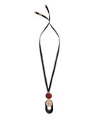 Matchesfashion.com Marni - Abstract Pendant Necklace - Womens - Black