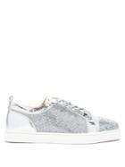 Christian Louboutin Louis Junior Strass Crystal-embellished Trainers
