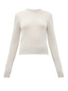 Matchesfashion.com Bottega Veneta - Cropped Cashmere Blend Sweater - Womens - Ivory