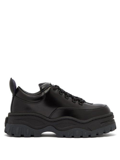 Matchesfashion.com Eytys - Angel Chunky Leather Trainers - Womens - Black