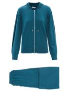 Johnstons Of Elgin - Marla Wool Sweater And Trousers Set - Womens - Dark Green