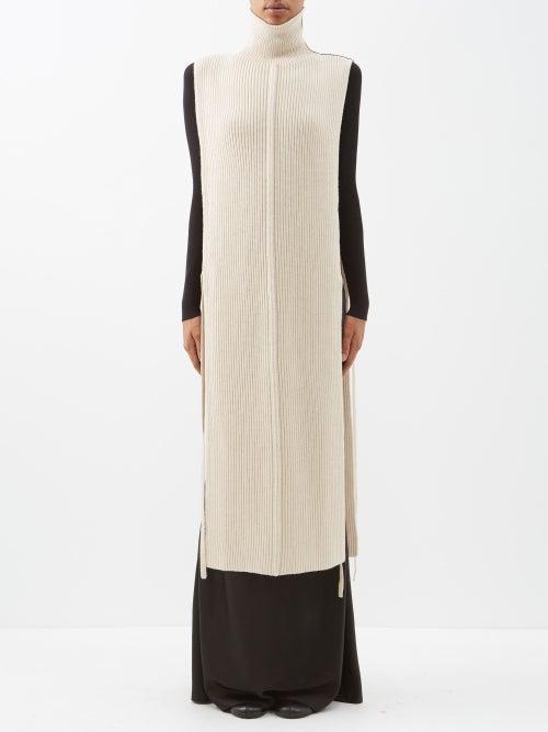 Peter Do - Reversible Merino Roll-neck Poncho - Womens - Beige