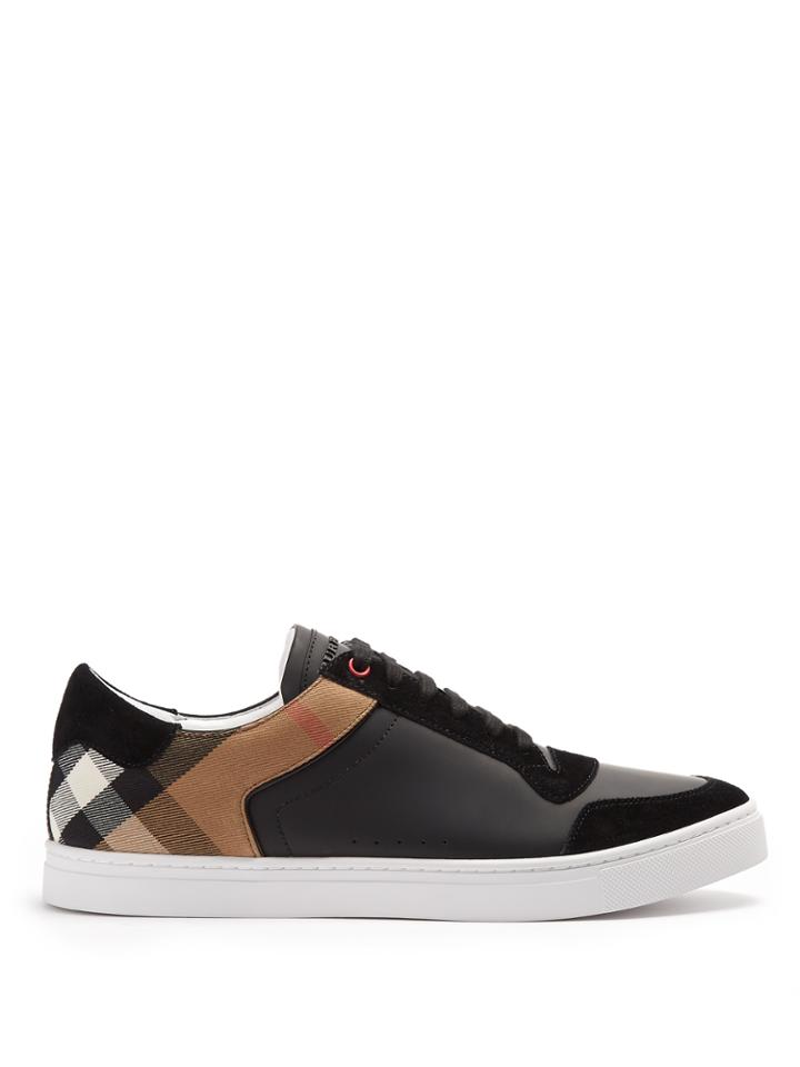 Burberry Reeth Low-top Leather Trainers
