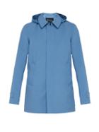 Matchesfashion.com Herno - Hooded Overcoat - Mens - Blue