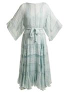 Zimmermann Whitewave Veil Silk Dress