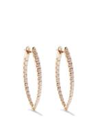 Ladies Fine Jewellery Melissa Kaye - Cristina Medium Diamond & 18kt Gold Earrings - Womens - Yellow Gold