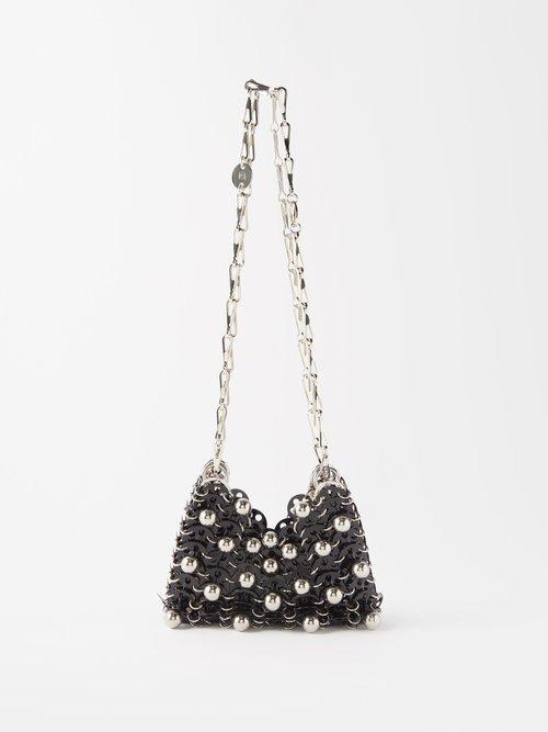 Paco Rabanne - 1969 Nano Chainmail Shoulder Bag - Womens - Black Silver