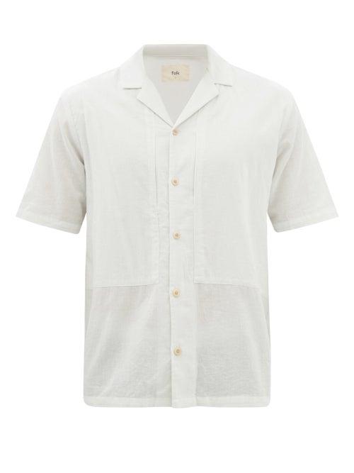 Folk - Junction Cotton Shirt - Mens - White