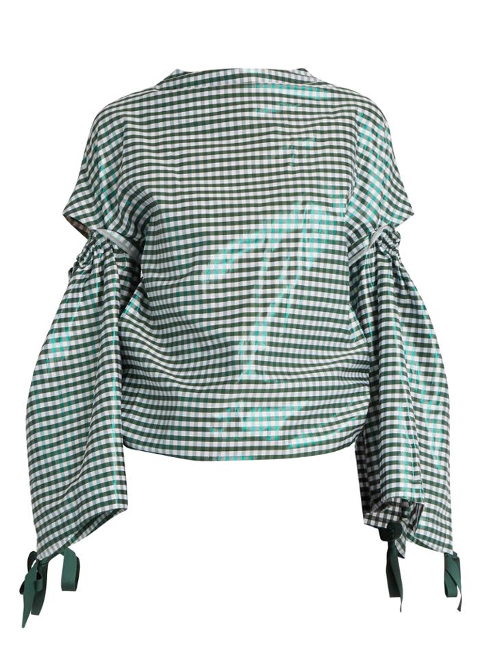 Toga Open-back Cotton-blend Top