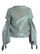 Toga Open-back Cotton-blend Top