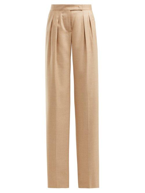 Matchesfashion.com Max Mara - Luigi Trousers - Womens - Camel