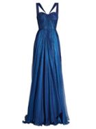 Maria Lucia Hohan Akilah Silk-mousseline Pleated Gown