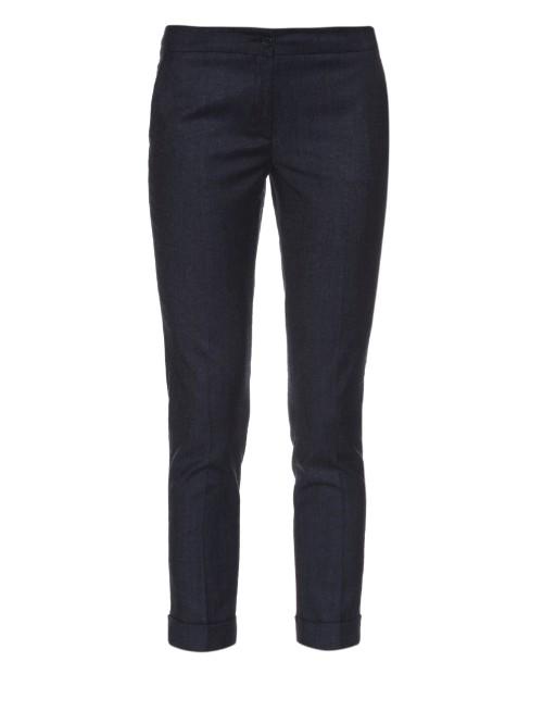 Etro Stretch-flannel Cropped Trousers