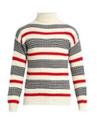 Tomorrowland Striped Roll-neck Sweater