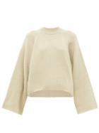 Matchesfashion.com Petar Petrov - Kleio Cropped Cashmere Sweater - Womens - Cream