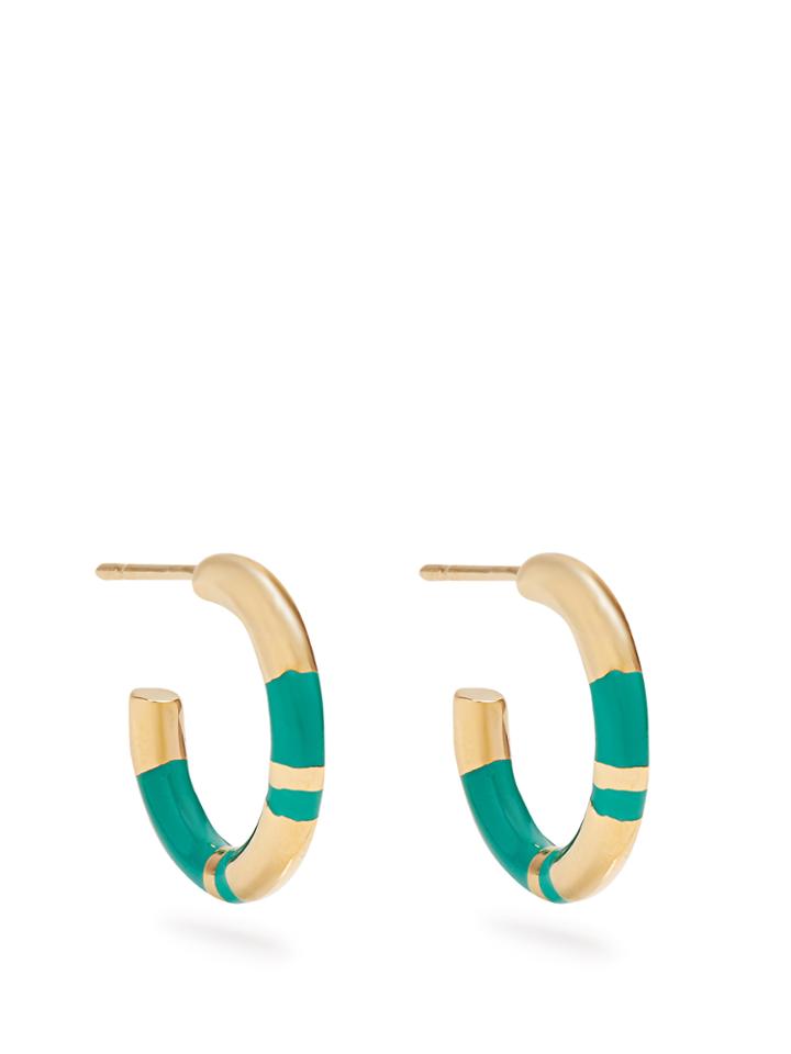 Aurélie Bidermann Positano Gold-plated Hoop Earrings