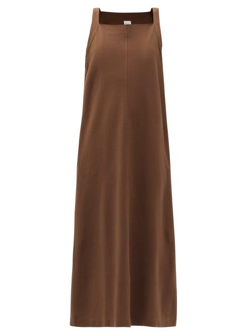 Matchesfashion.com Max Mara Leisure - Aminta Dress - Womens - Brown