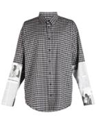 Balenciaga Newspaper Sleeve-patch Shirt