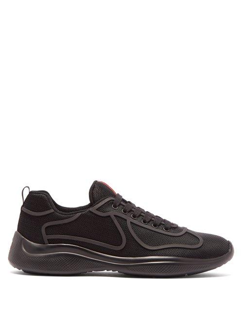 Matchesfashion.com Prada - New America's Cup Low Top Trainers - Mens - Black