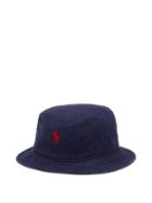 Matchesfashion.com Polo Ralph Lauren - Logo-embroidered Cotton-twill Bucket Hat - Mens - Navy