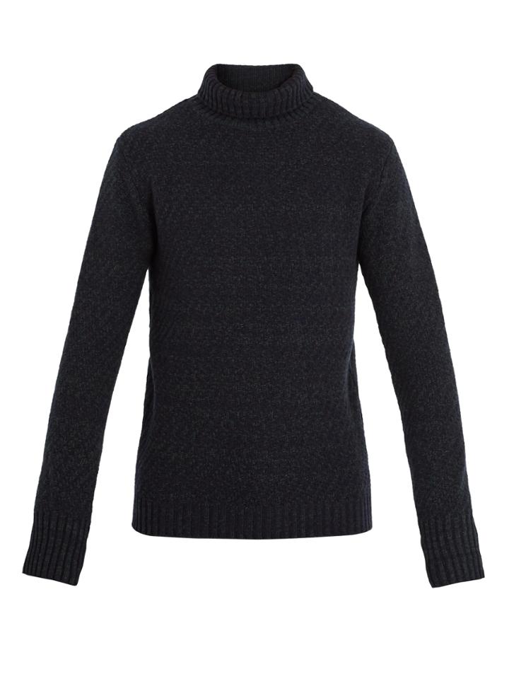 Oliver Spencer Talbot Roll-neck Wool-knit Sweater