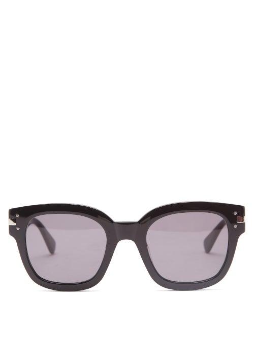 Amiri - Square Acetate Sunglasses - Mens - Black