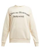 Matchesfashion.com Gucci - Chateau Marmont Print Cotton Sweatshirt - Womens - Ivory Multi
