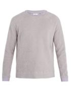 Matchesfashion.com Fanmail - Crew Neck Sherpa Fleece Cotton Sweatshirt - Mens - Purple