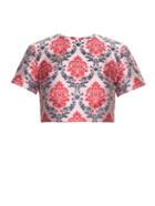 Mary Katrantzou Bree Damask-jacquard Top