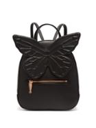 Matchesfashion.com Sophia Webster - Kiko Butterfly Appliqu Leather Backpack - Womens - Black