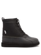 Matchesfashion.com Suicoke - Alal-wpab Faux-leather And Rubber Boots - Mens - Black