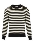 Ami Striped Wool Sweater