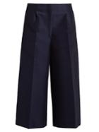 Joseph Mika Wide-leg Cotton-blend Trousers