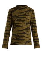M.i.h Jeans Emelie Camouflage-print Cotton-jersey T-shirt