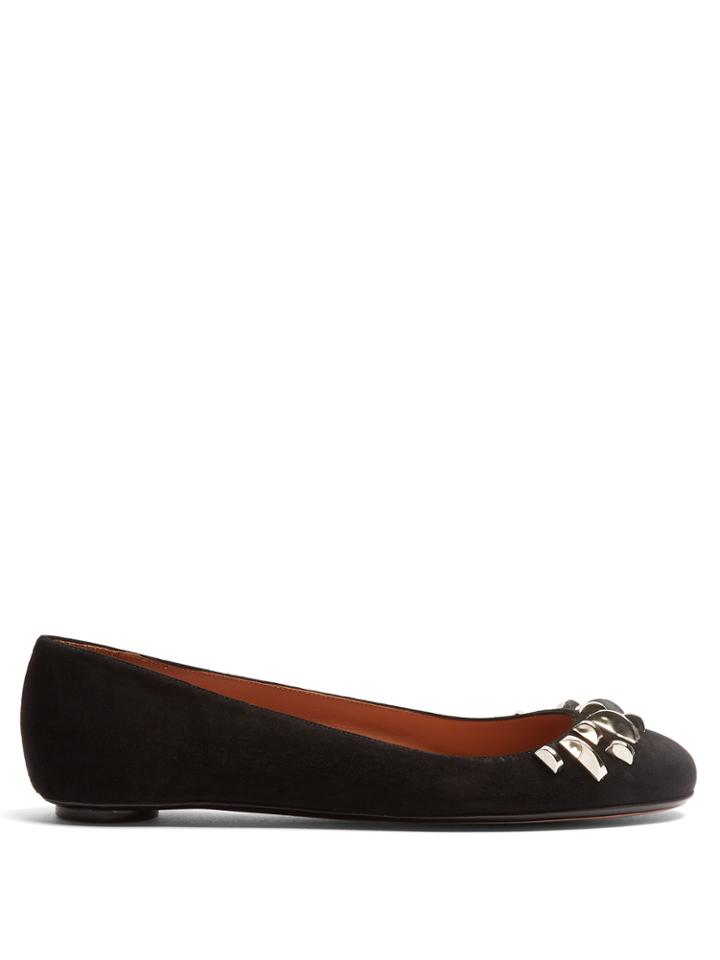 Samuele Failli Peggy Suede Ballet Flats
