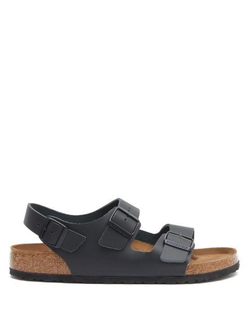 Matchesfashion.com Birkenstock - Milano Ankle-strap Leather Sandals - Mens - Black