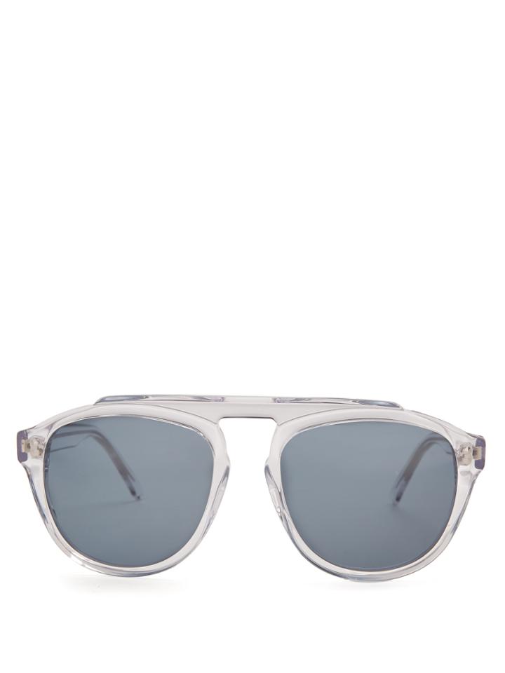 Andy Wolf Hazel Aviator Acetate Sunglasses