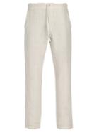 Matchesfashion.com 120% Lino - Mid Rise Linen Trousers - Mens - Light Grey