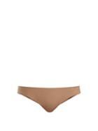 Matchesfashion.com Dos Gardenias - Reel Wild Low Rise Bikini Briefs - Womens - Nude