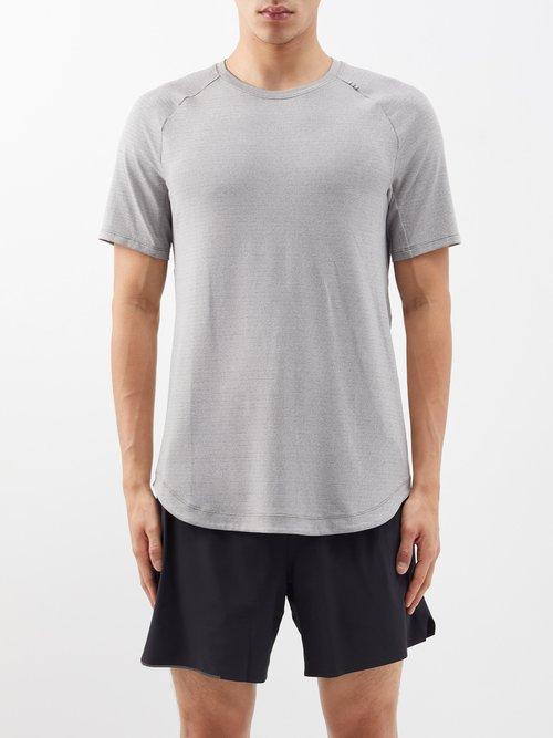 Lululemon - Drysense Recycled-mesh T-shirt - Mens - Light Grey