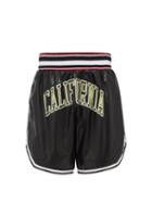 Matchesfashion.com Faith Connexion - California Faux Leather Basketball Shorts - Mens - Black