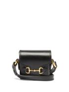 Mens Bags Gucci - Horsebit 1955 Leather Cross-body Bag - Mens - Black