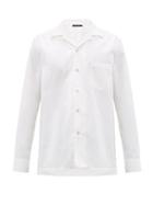 Matchesfashion.com The Gigi - Gemma Cuban Collar Cotton Shirt - Mens - White