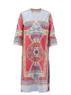 Matchesfashion.com Etro - Printed Cotton Kaftan - Womens - Pink Multi